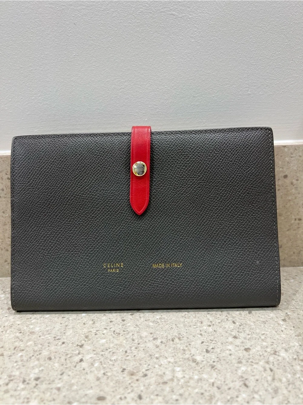 Celine grained black